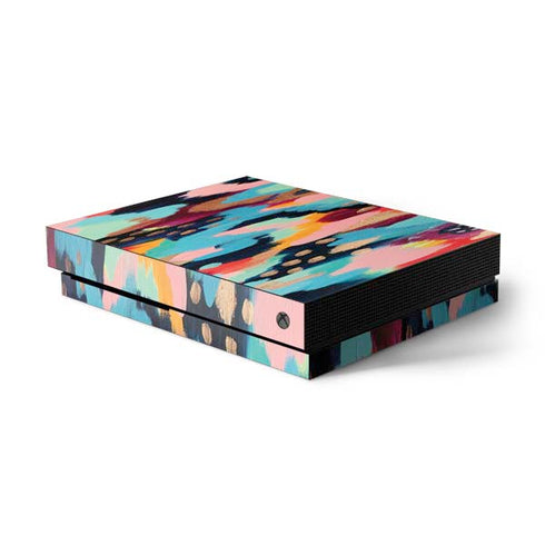 Etta Vee Color Melt Xbox One X Console Skin